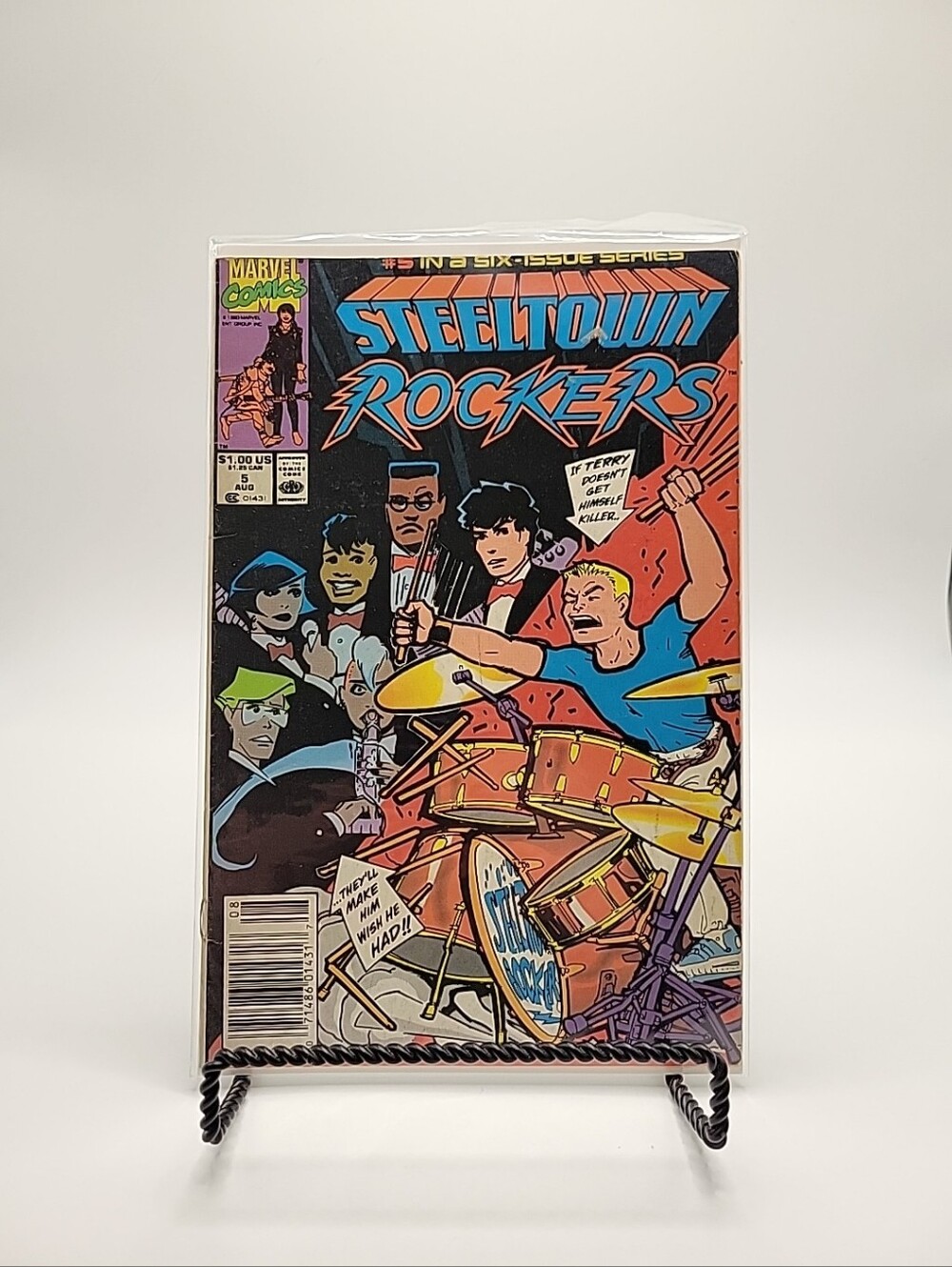 Steeltown Rockers #5 Aug 1990 Comic Book